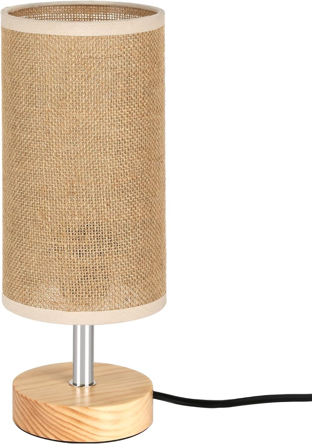 Lamps for Night Stands with Linen Lampshades