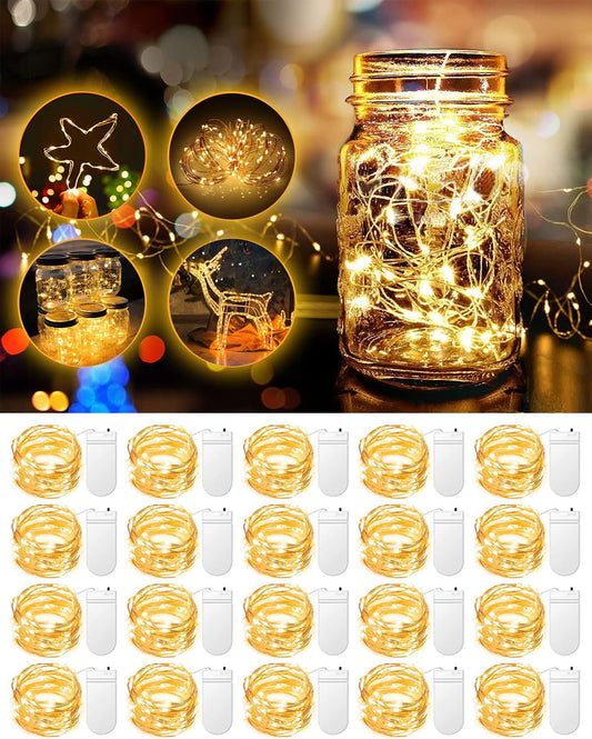 LED Mini String Lights Twinkle Lights Copper Wire Firefly Starry Lights